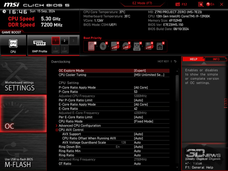 Обзор и тест материнской платы MSI Z790 Project Zero: скажи кабелям «нет»