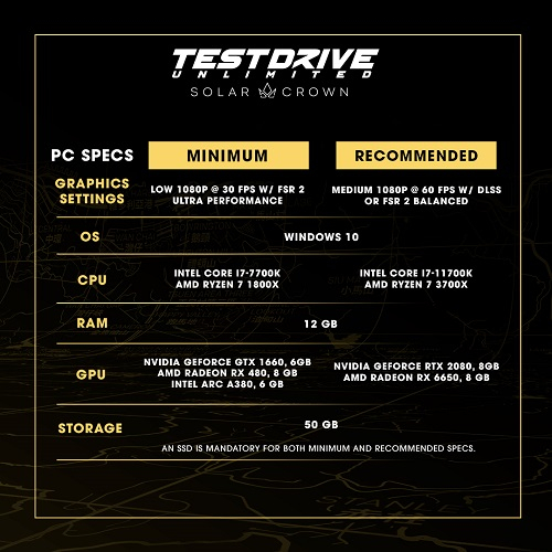 Оптимизация в сделку не входила: финальные системные требования Test Drive Unlimited Solar Crown возмутили игроков