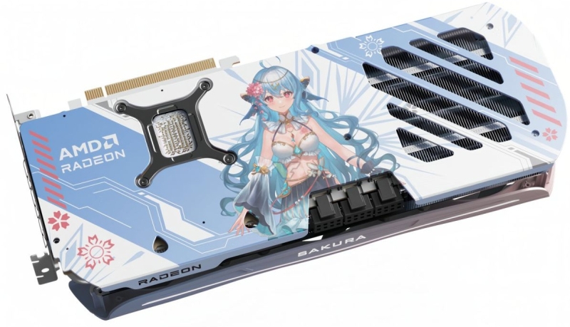 Yeston представила Radeon RX 9070 XT в ярких исполнениях Sakura и Sakura Atlantis