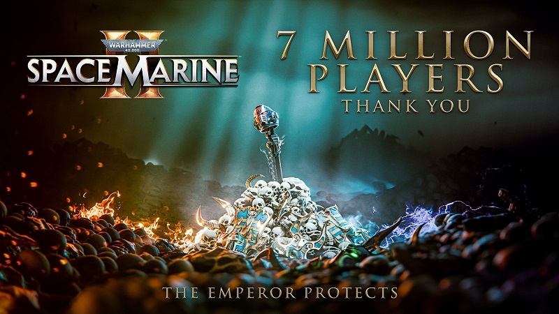 «7 миллионов космодесантников встало на защиту Империума»: разработчики Warhammer 40,000: Space Marine 2 празднуют новый успех
