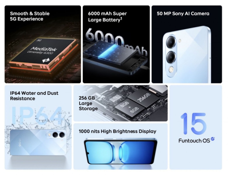 Анонсирован доступный смартфон iQOO Z10 Lite с ценой от $115