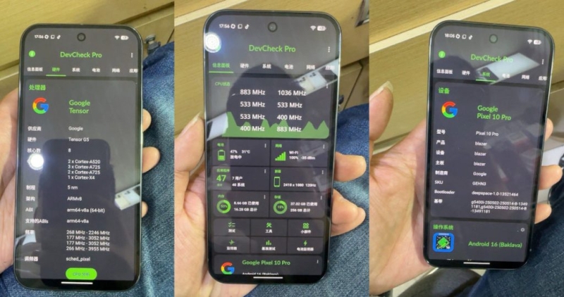 Стала известна дата анонса Google Pixel 10, а прототип Pixel 10 Pro показался на фото