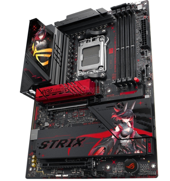 Asus представила материнскую плату ROG Strix X870-H Gaming WiFi7 S с ярким аниме-дизайном