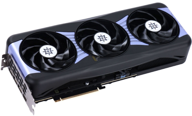 Galax GeForce RTX 5080 NOX OC Black Edition получила зеркальную панель и магнитный кожух