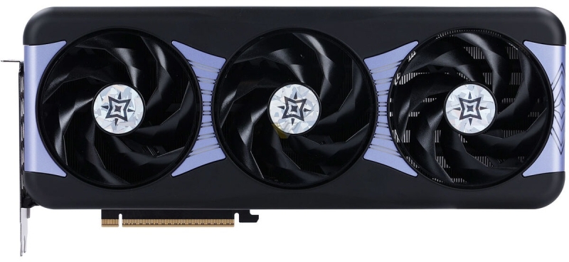 Galax GeForce RTX 5080 NOX OC Black Edition получила зеркальную панель и магнитный кожух