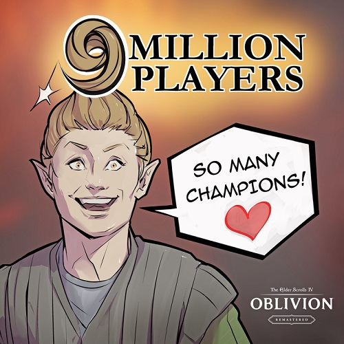 Как много чемпионов: Bethesda похвасталась новыми успехами The Elder Scrolls IV: Oblivion Remastered
