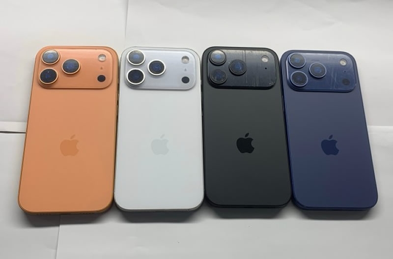 Макеты всех версий iPhone 17 показались на фото в новых цветах — оранжевый Pro стал сюрпризом