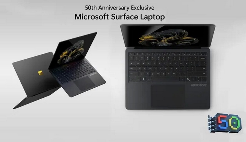 Microsoft выпустила Smurface Laptop — спецверсию Surface Laptop с синим лого и изображениями смурфов