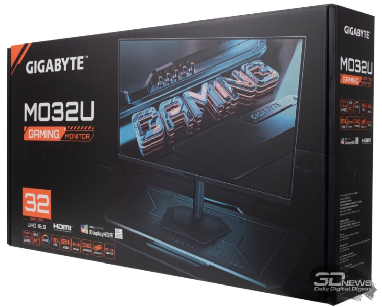 Обзор игрового QD-OLED 4K-монитора Gigabyte MO32U: снова в яблочко
