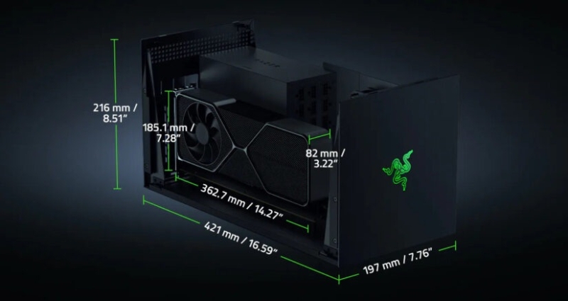 Razer выпустила Core X V2 — первый корпус для внешней видеокарты с Thunderbolt 5