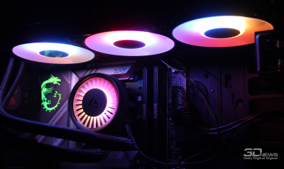 Система жидкостного охлаждения Arctic Liquid Freezer III Pro 360 A-RGB: новые вентиляторы — и точка