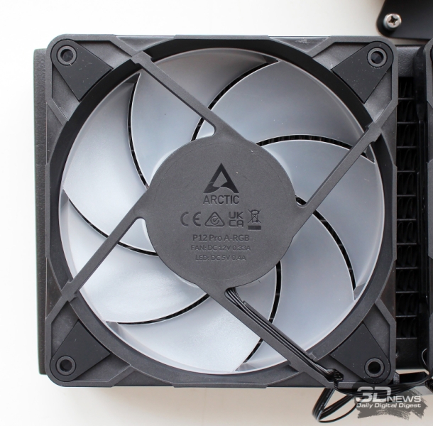 Система жидкостного охлаждения Arctic Liquid Freezer III Pro 360 A-RGB: новые вентиляторы — и точка