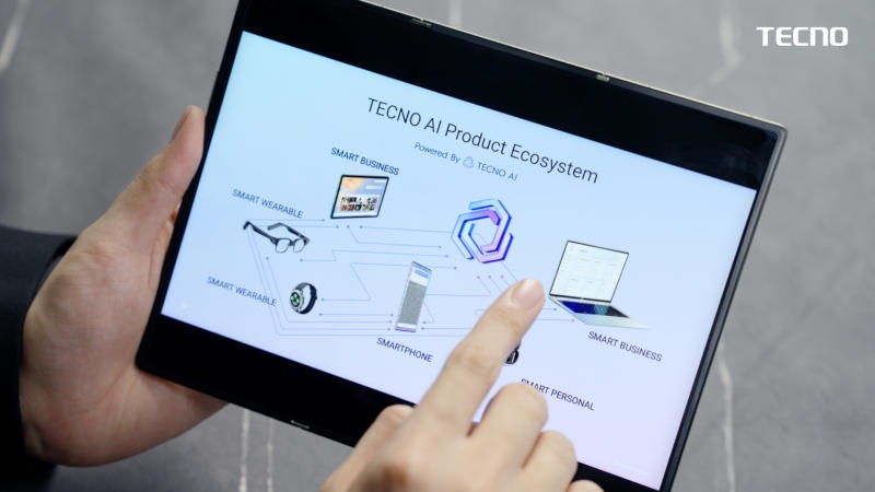 Tecno представила концепт трёхстворчатого складного смартфона Phantom Ultimate G Fold