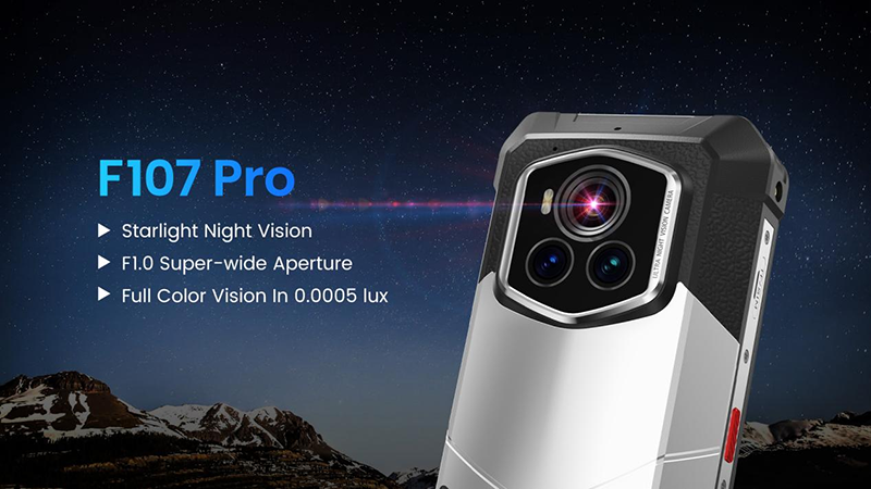 Защищённый смартфон FOSSiBOT F107 Pro с цветной камерой ночного видения Starlight Night Vision поступил в продажу — от $399