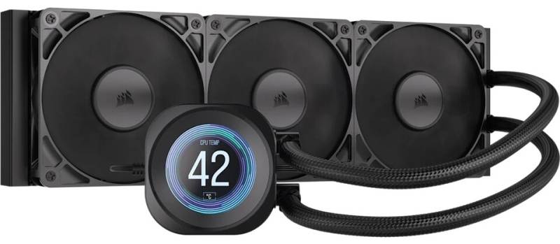Corsair выпустила СЖО Nautilus RS LCD с 2,1-дюймовым цветным IPS-экраном
