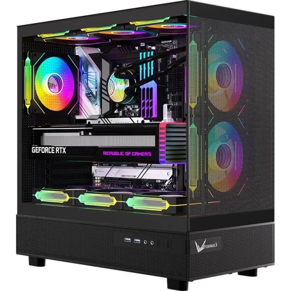 Formula V Line Crystal Z8 Floe — современный корпус Mid Tower в «аквариумном» дизайне