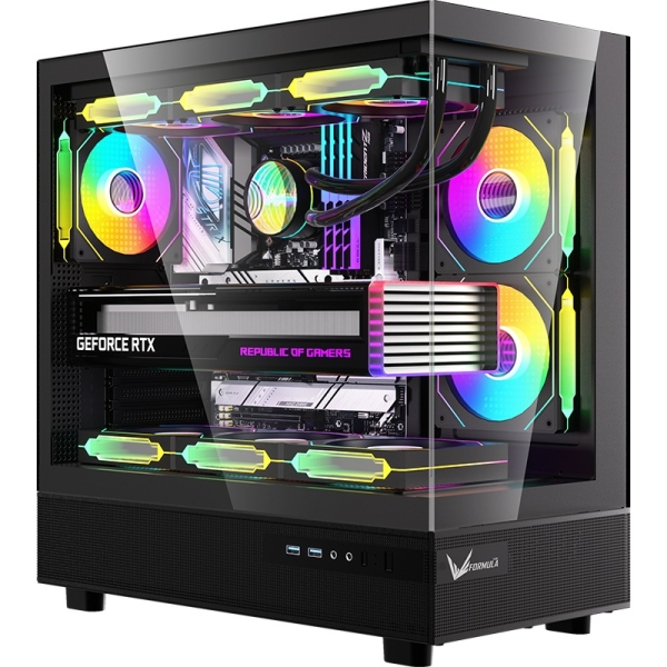 Formula V Line Crystal Z8 Floe — современный корпус Mid Tower в «аквариумном» дизайне