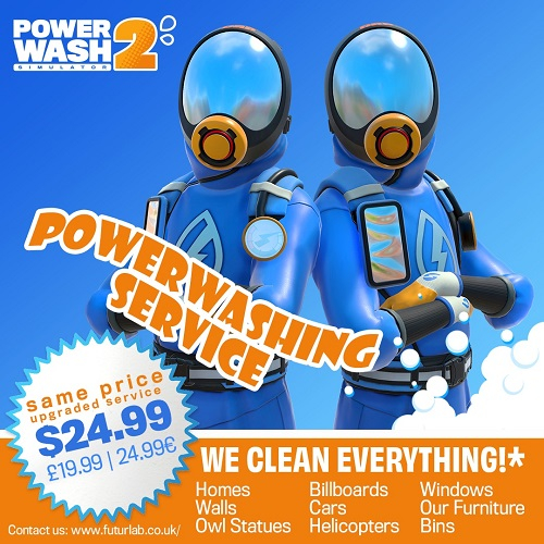 Ироничный трейлер раскрыл цену PowerWash Simulator 2 — фанаты в восторге