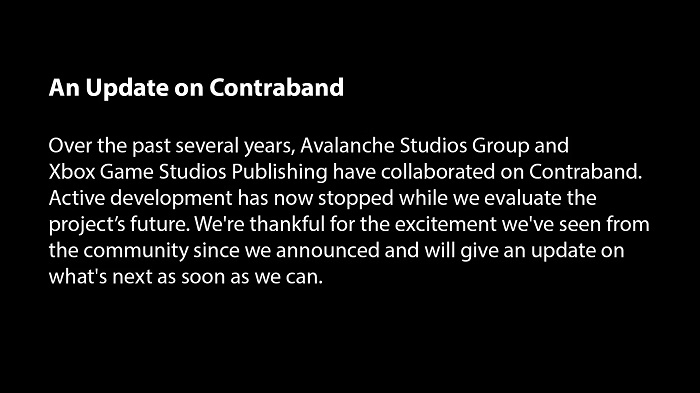 Microsoft отменила разработку кооперативного боевика Contraband от создателей Just Cause — разработчики выступили с официальным заявлением