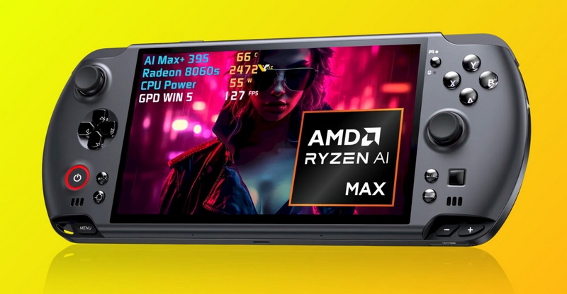 Представлена мощнейшая портативная приставка GPD Win 5 — Ryzen AI Max+ 395 с мощнейшей «встройкой» и внешний аккумулятор