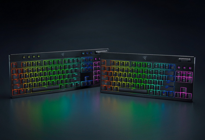Razer выпустила низкопрофильные версии механических клавиатур BlackWidow V4 HyperSpeed для геймеров