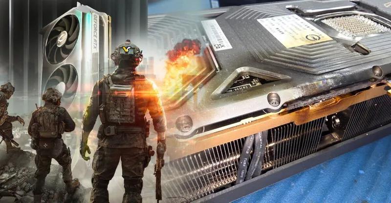 Жаркая катка: видеокарта GeForce RTX 5090 вспыхнула во время игры в Battlefield 6